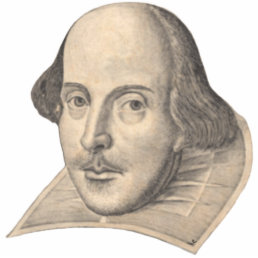 William Shakespeare Photo Sculpture