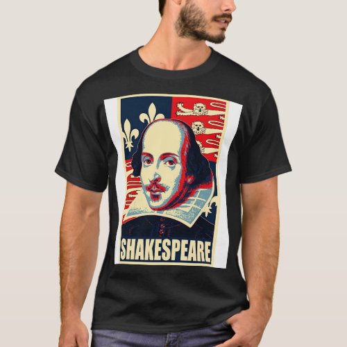 William Shakespeare Political Propaganda Art 1 T_Shirt