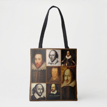 William Shakespeare Polyester Tote by ForEverProud at Zazzle