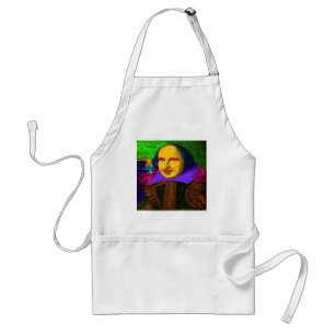 William Shakespeare Pop Art Adult Apron