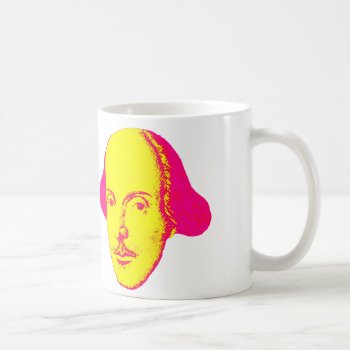 William Shakespeare Pop Art Mug by HumphreyKing at Zazzle