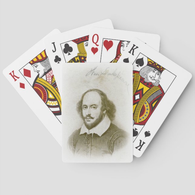 William Shakespeare Portrait and Signature Cards (Back)