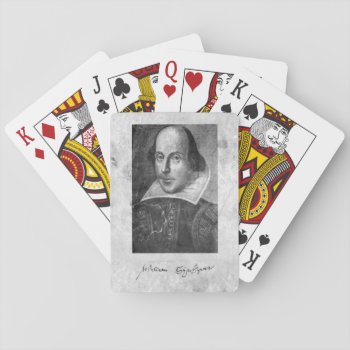 William Shakespeare Portrait And Signature Cards by ForEverProud at Zazzle