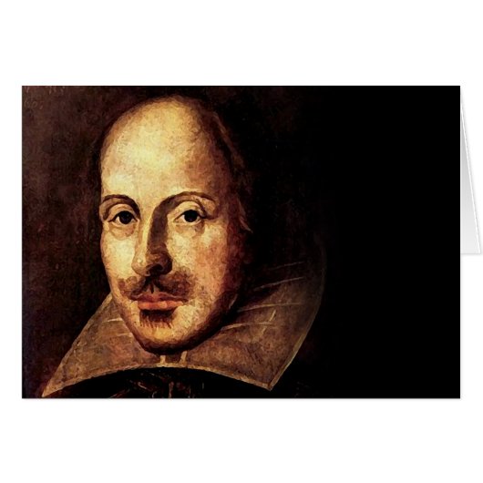 William Shakespeare Portrait Cards (Front Horizontal)