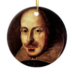 William Shakespeare Portrait Ceramic Ornament