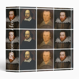 William Shakespeare Portrait Collage Binder