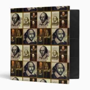 William Shakespeare Portrait Collage Binder