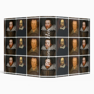 William Shakespeare Portrait Collage Binder