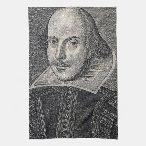 William Shakespeare Portrait Kitchen Towel