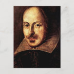 William Shakespeare Portrait Postcard