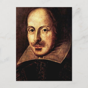 William Shakespeare Portrait Postcard