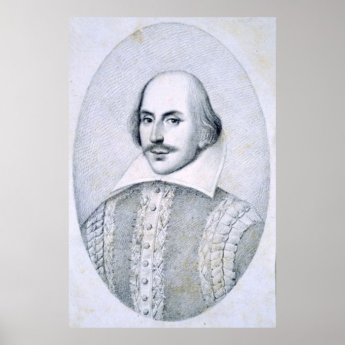 William Shakespeare, Portrait Print