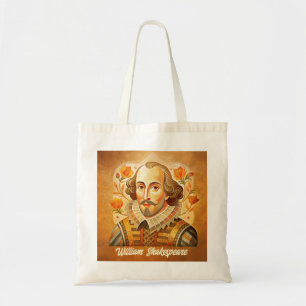 William Shakespeare portrait quote Tote Bag