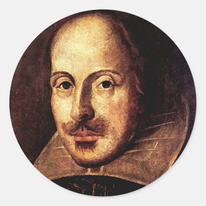 William Shakespeare Portrait Sticker