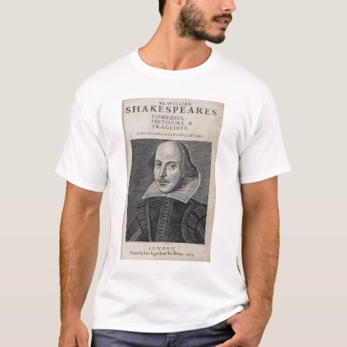 William Shakespeare Portrait T_Shirt