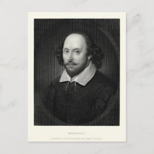 William Shakespeare Postcard