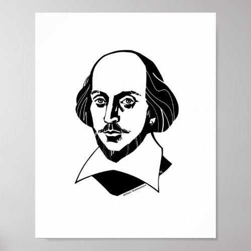 William Shakespeare Poster