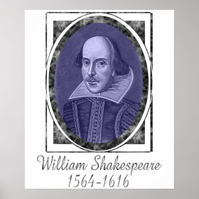 William Shakespeare Poster (Front)