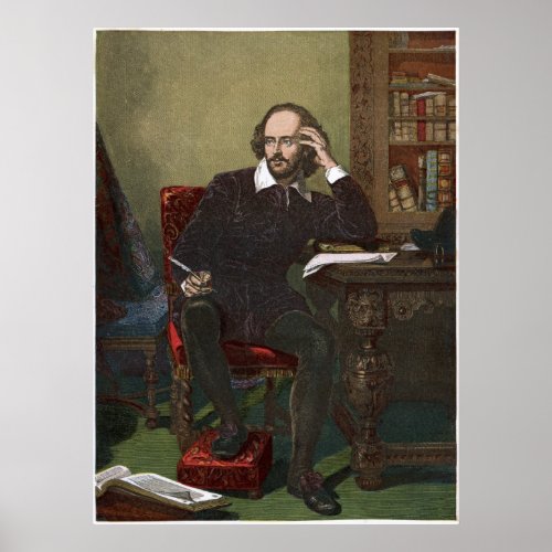 William Shakespeare Poster