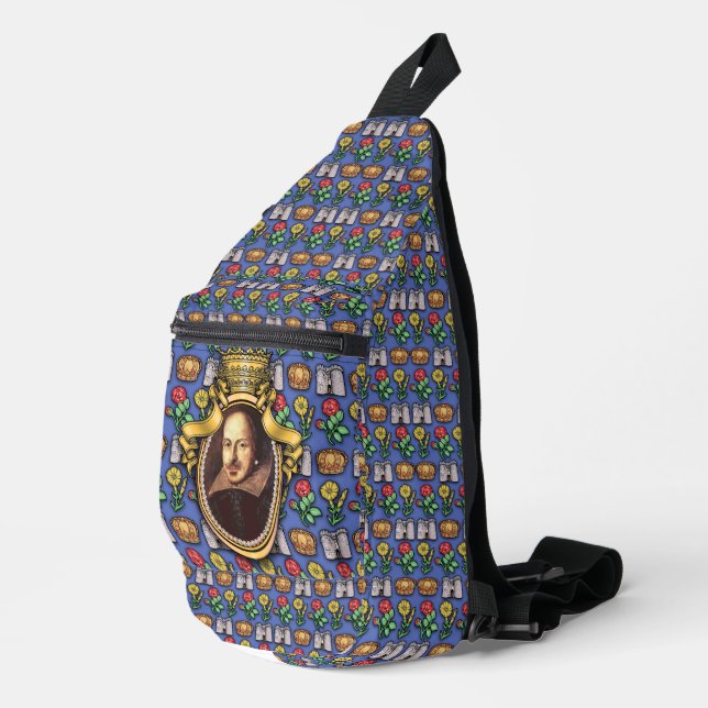 William Shakespeare Print Cut Sew Bag (Right Corner)