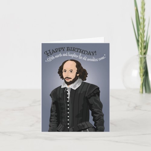 William Shakespeare Quote Card