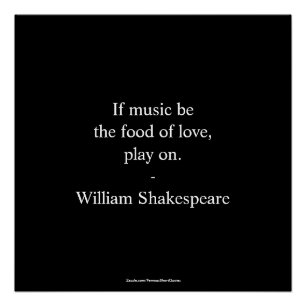 William Shakespeare Quote - Love Poster