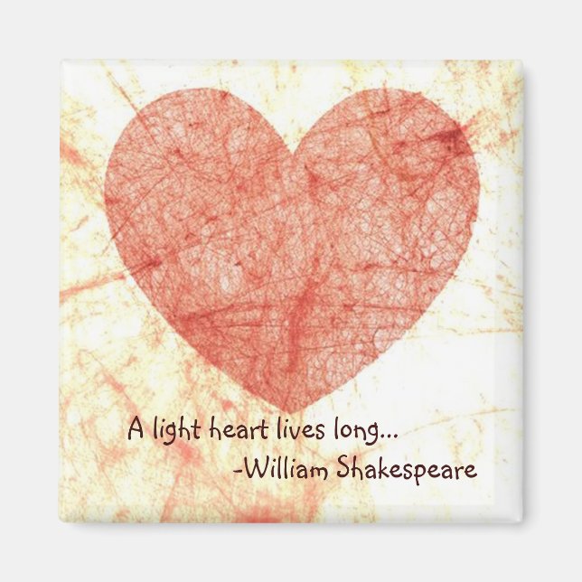 William Shakespeare Quote Magnet (Front)