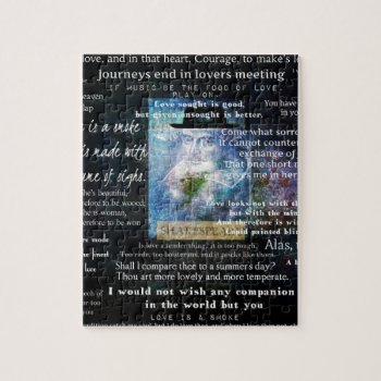 William Shakespeare Quotes About Love Jigsaw Puzzle by shakespearequotes at Zazzle
