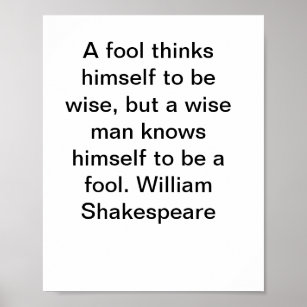My Kingdom For a Horse William Shakespeare Quote Poster, Zazzle