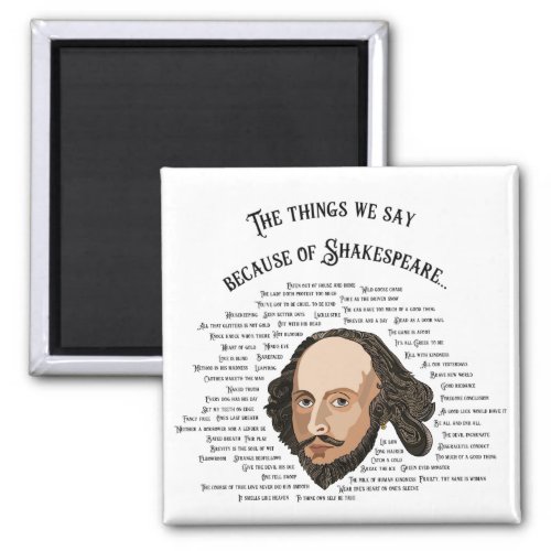 William Shakespeare Quotes Sayings The Bard Magnet