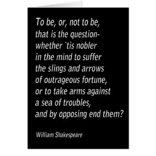 William Shakespeare`s `Hamlet` Cards