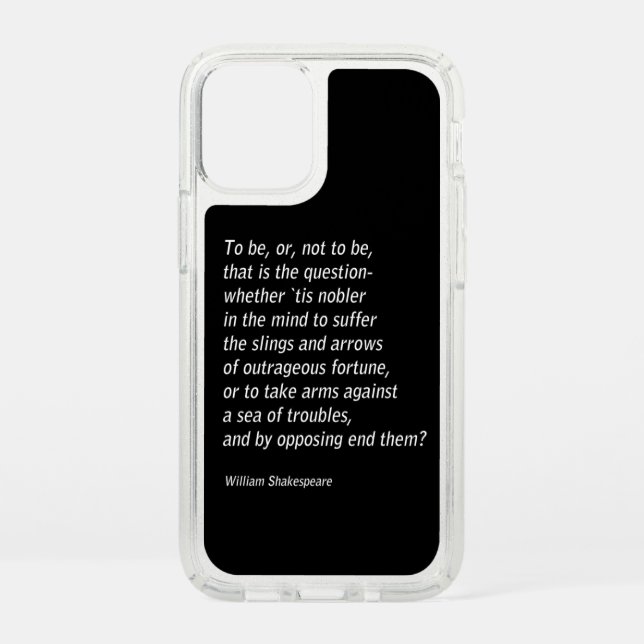 William Shakespeare`s Hamlet Speck iPhone 12 Mini Case (Front)