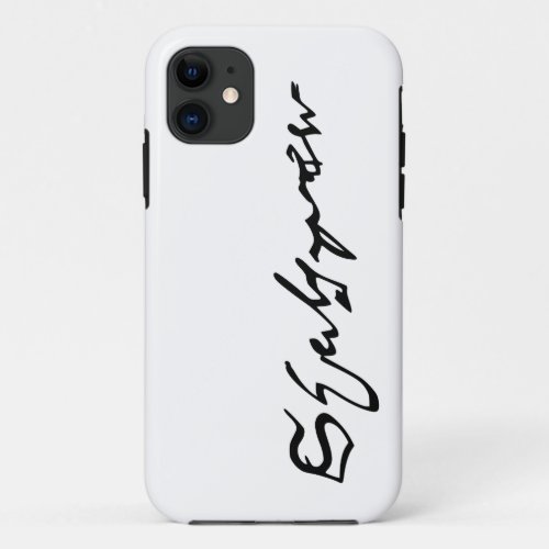 William Shakespeare signature iPhone 11 Case