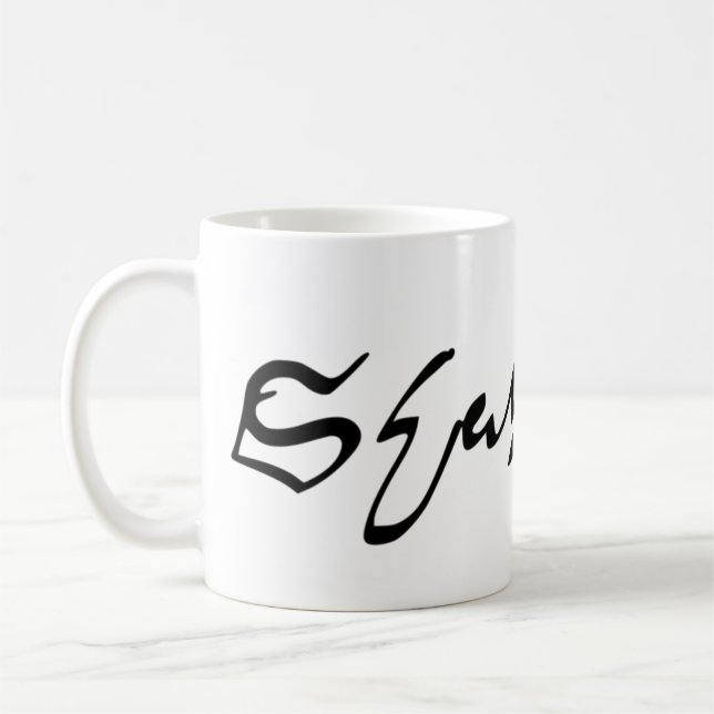 William Shakespeare signature Coffee Mug (Left)