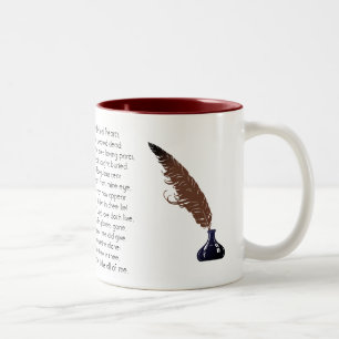 William Shakespeare Sonnet 31  Two-Tone Coffee Mug