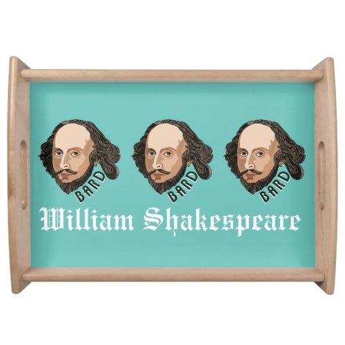 William Shakespeare Theater Writing English Major Serving Tray