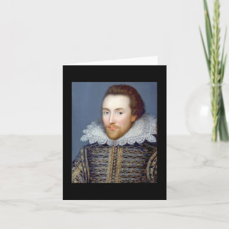 William Shakespeare Theme Note Card