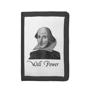 William Shakespeare Will Power Trifold Wallet