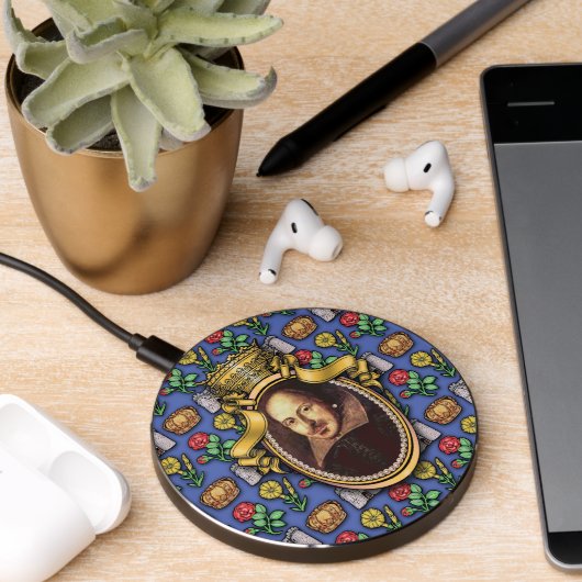 William Shakespeare Wireless Charger (Desk 2)