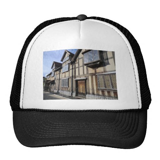 William Shakespeare's House, Stratford Upon Avon Trucker Hat | Zazzle