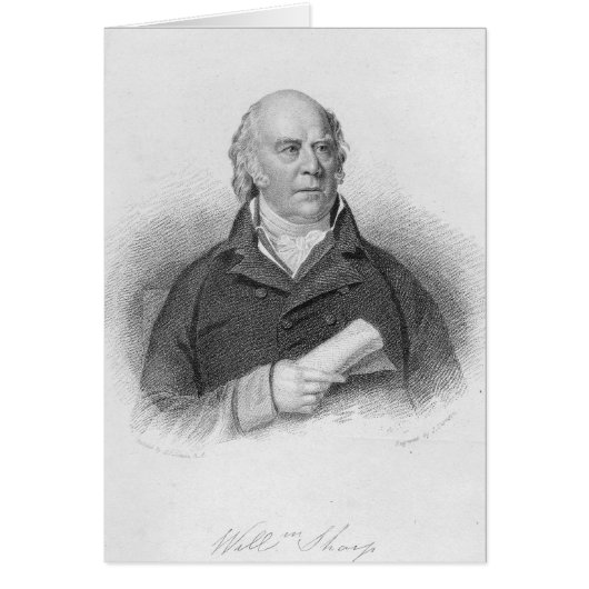 William Sharp, engraved by J. Thomson Cards (Front)