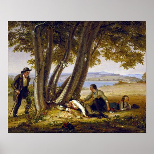 William Sidney Mount Caught Napping Poster