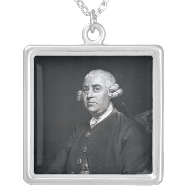 William Strahan, engraved by John Jones, 1792 Silver Plated Necklace (Front)