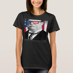 William Taft USA Flag Patriotic American Flag 4th T-Shirt