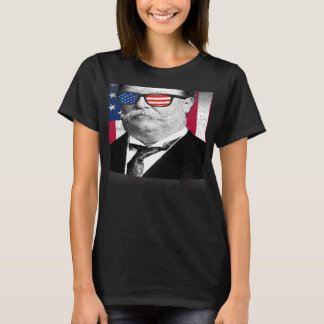 William Taft USA Flag Patriotic American Flag 4th T-Shirt