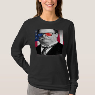 William Taft USA Flag Patriotic American Flag 4th T-Shirt