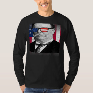 William Taft USA Flag Patriotic American Flag 4th T-Shirt