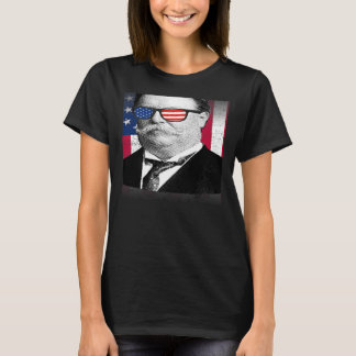 William Taft USA Flag Patriotic American Flag 4th T-Shirt