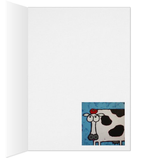 William Tell Cow card (Inside (Right))