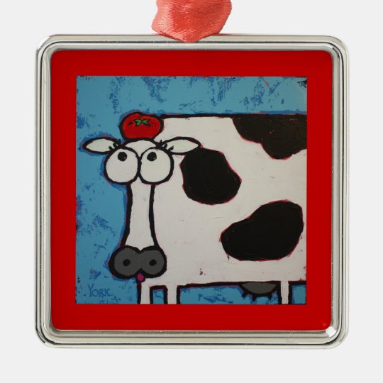 William Tell Tomato cow ornament